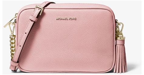 michael kors ginny purse|Ginny Leather Crossbody Bag .